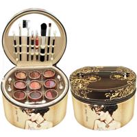 Premium 12-Piece Synthetic Hair Makeup Brush Set with Travel Case