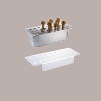 Plexiglass Display Stand for Mini Cones 1pc 36x16.5cm Ice Cream Tubs and Beverage Buckets