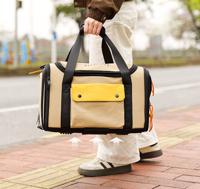 Wholesale Soft Pet Carrier for Cats Large Space Expandable Cat Travel Portable Cat Bag with Ventilation
