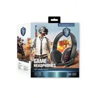 Gaming Headset Microphone Comfortable Rotating Surround Sound Mode On-Ear Plastic 5mm for Laptop/PS4/PS5/Smartphone Negro