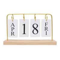 Wholesale Price Acrylic Transparent Durable Modern Design Customizable Color Multifunction Custom Logo Office Desk Calendar