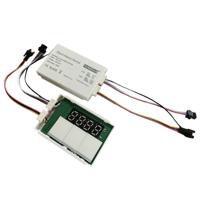 Three Keys Touch Sensor Dimmer Display with Clock and Temperature Above AM/PM Alert Function for Bathroom Mirror