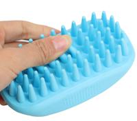 Modern Reusable TPR Material Lightweight Eco-Friendly Pet Bath Massage Brush Dogs Cats Small Pets Cleaning Grooming All Seasons