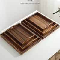 Eco-Friendly Sustainable Wooden Serving Tray-Reusable and Light for Home Use